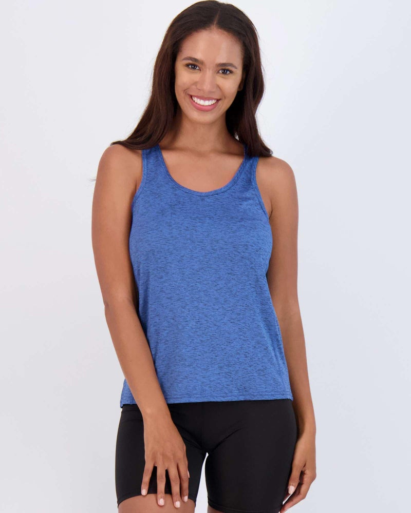 REALESSENTIALS 5 Pack: Womens Quick Dry Fit Ladies Tops Blouse Tee Athletic Yoga Workout Running Gym Active Tees Exercise Women Racerback Sleeveless Flowy Fitness Loose Fit Moisture Wicking Tank Top - Set 3,XL - Image 5